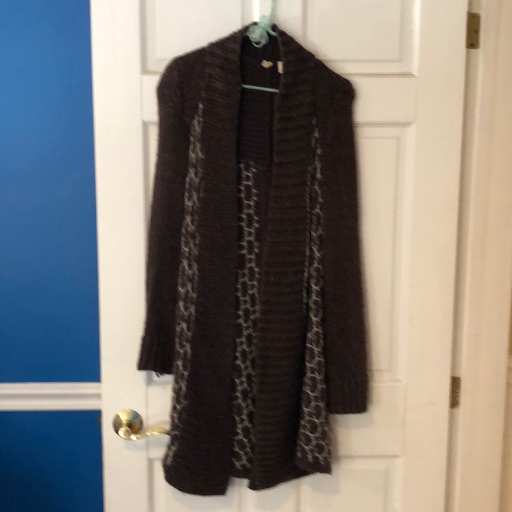 Anthropologie Moth long open cardigan